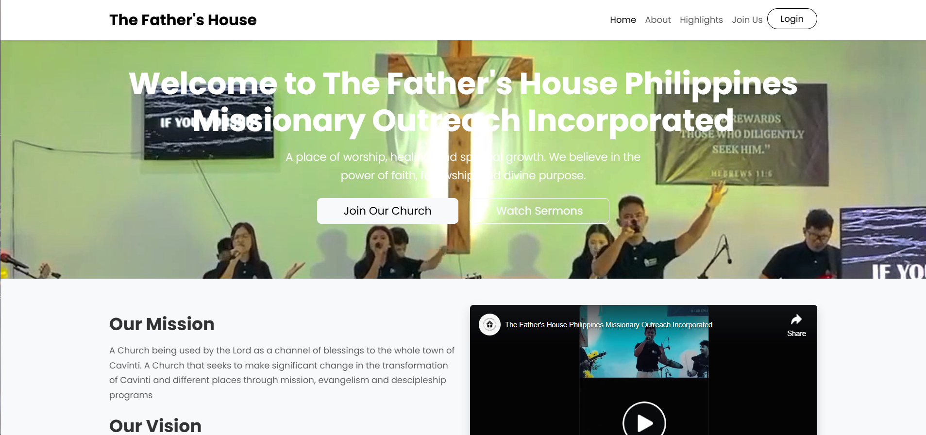 TFH-CHURCH Web System